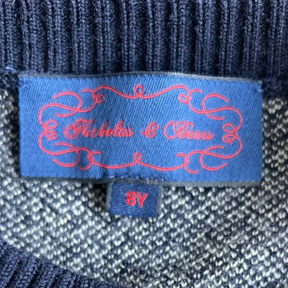 Nicholas & Bears Wool Blend Crewneck Sweater 8Y - Picture 4 of 4